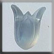 Glass Treasure 12023 Large Tulip Matte Opal